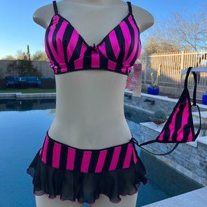 3 piece matching lingerie